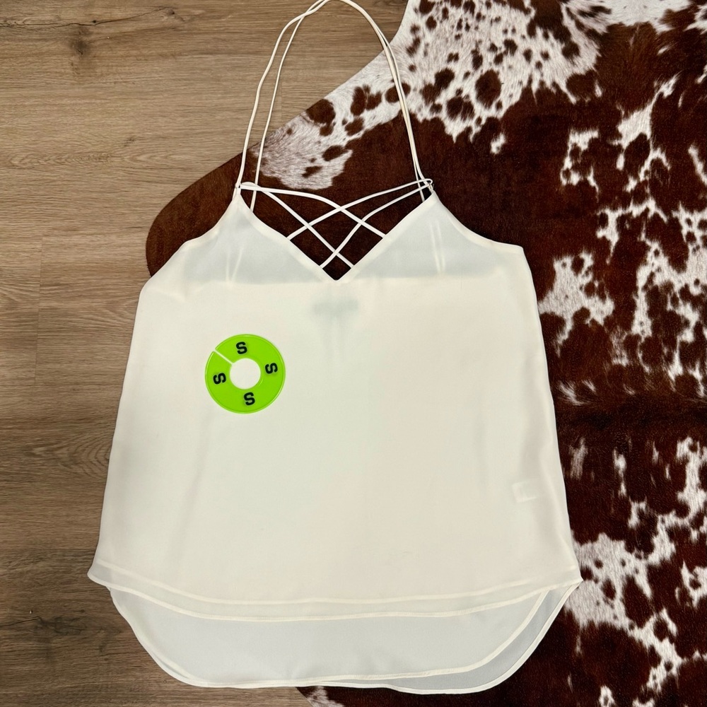 Express White Camisole with Spaghetti Straps